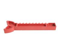 Soporte de Gato Poste de Trinquete de Acero Rojo 25,5x7,5x2,2cm | Pieza Portátil de Repuesto, Instalación Rápida, para Mecánicos y Técnicos en Reparación de Coche