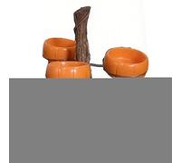 Soporte de golosinas de vacaciones | Cuenco de aperitivos de calabaza de resina | Bandeja decorativa de caramelos de Halloween, soporte de exhibición de vajilla para decoraciones de fiesta de