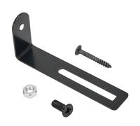 Soporte de golpeador de guitarra eléctrica con tornillos para puente Les y posición del cuello, reemplazo de hardware de metal y accesorios de construcción personalizados (negro)