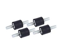 Soporte De Goma Aislador De Vibraciones De Goma Amortiguador Para Bomba Compresora De Aire M3 8X8 Protección Para Equipos Electrónicos Y Placas De Circuitos