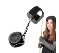 Soporte de Goma Dice - Ice Rod Tip Fixer, Cocoa Top Cugroom, Herramienta Principal de Cuero de, Caddie de Tiza para Piscina, Kit de Cuidado Multifuncional para la Competencia y el Uso Diario