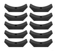 Soporte de goma para mancuernas con 10 soportes para mantener la estabilidad de las mancuernas y áreas de entrenamiento organizadas (A)