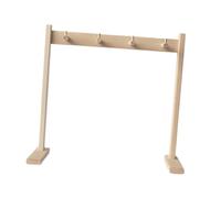 ＡＷＨＡＯ Soporte de Gong Stand Fácil de ensamblar Madera Multipropósito colgante Ratch Suportador de chimen
