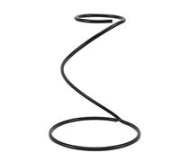 Soporte de goteo de café soporte para el filtro espiral de metal goteo de goteo sobre la rejilla cervecera marco de hierro duradero para el hogar para cafetería tienda de té de
