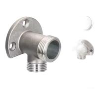 Soporte de grifo de acero inoxidable 304 para montaje en pared oculto o expuesto que soporta diseños de grifo de distancia central de 4 pulgadas (D)