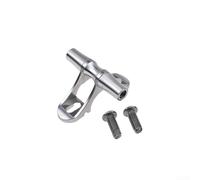 Soporte de guardabarros de aleación de aluminio para bicicleta plegable Brompton, compatible con A/C/T/Pline Series, distancia de montaje 32 - 44 mm, para llantas de 61/65/72/80 mm, 57 mm x (plata)
