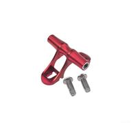 Soporte de guardabarros de aleación de aluminio para bicicleta plegable Brompton, compatible con series A/C/T/Pline, distancia de montaje 32 - 44 mm, para llantas de 61/65/72/80 mm, 57 mm x (rojo)