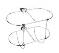 Soporte de Guardabarros Marino Doble Soporte de Defensa de Barco Estante de Guardabarros Plegable de Acero Inoxidable de Alta Resistencia Fácil de Usar para Defensas de Barco