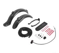 Soporte de guardabarros, para Xiaomi para M365 1S Pro Scooter para FENDER Juego de cubierta de luz trasera Soporte de soporte de soporte de repuesto (negro)