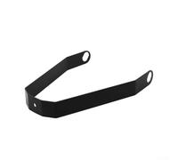 Soporte de guardabarros trasero de aleación de aluminio para scooter eléctrico Ninebot Max, soporte de guardabarros resistente, accesorio de scooter de color negro y rojo (es negro)