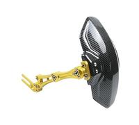 Soporte De Guardabarros Trasero For Bicicleta Eléctrica Y Motocicleta, Compatible Con Neumáticos De 10 ", Ala De Aluminio Ajustable Giratoria De 360°(GOLDEN)