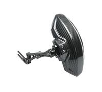 Soporte De Guardabarros Trasero For Bicicleta Eléctrica Y Motocicleta, Compatible Con Neumáticos De 10 ", Ala De Aluminio Ajustable Giratoria De 360°(BLACK)