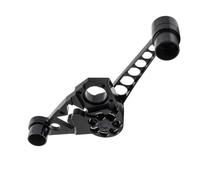 Soporte de guía de cadena de aleación de aluminio con extremos de rodillo para bicicleta, necesidades de estabilidad, uso de guía de cadena de bicicleta, soporte de tren de transmisión, tensor