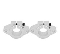 Soporte de guía lineal, Keenso 2 piezas de SHF20 Soporte de guía de varilla de eje de riel lineal para máquinas de grabado, impresora 3D