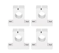 Soporte de Guía para Carril, Soporte de Movimiento Lineal de Aleación de Aluminio, Eje de 16mm, Juego de 4 Piezas - Alta Precisión, Resistente a la Corrosión, Ideal para Equipos