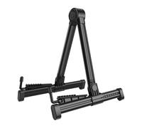 Soporte De Guitarra Acústica - Soporte De Bajo De Tamaño Pequeño Plegable | Soporte De Piso De Acero A-Frame | Tafous De Goma Antideslizante | Armas De Espuma Eva | Pantalla De Guitarra Universal