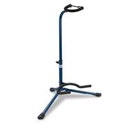 Soporte de guitarra clásica GEWA, regulable en altura hasta 78 cm, base 48x30 cm, azul