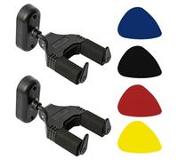 Soporte de Guitarra de 2 Piezas con 4 Púas - Montado en Pared, Colgante