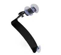 Soporte de guitarra de postura flexible con respaldo acolchado suave y textura de metal de altura ajustable para un rendimiento óptimo. Guitarra de metal