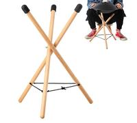 Soporte De Handpan Trípode, Soporte De Tambor De Lengua De Acero De Madera, Soporte Portátil De Trampas, Soporte De Trampa De Madera Maciza Ajustable, Soporte De Tambor Sin Deslizamiento, Instrumento