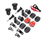 Soporte de hebilla adhesiva para casco para accesorios de cámara de acción | Soportes compatibles con AKASO EK5000 EK7000 4K WiFi, Go Pro Hero 13 12 11 10 9 8 Insta 360 x6 X5 X4 Air X3 ACE Pro 2 GO 3S