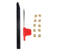 Soporte de herramienta de giro de torno Resistencia al impacto de alta resistencia CNC CNC Taller para metalurgia de acero de aleación 10pcs ccmt060204hm ybc251 insertos con llave