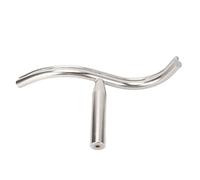 Soporte de herramienta de torno curvado en S, poste de 1 pulgada, soporte de herramienta de torneado de cuenco de carpintería de acero inoxidable de alta resistencia