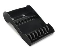 Soporte de herramientas de peluquería, soporte de corte resistente disponible para 6 tijeras, soporte de tijera para salón, caja de almacenamiento de tijeras para el cabello, tijeras para el cabello