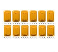 Soporte de herramientas de plástico para taladros Dewalt de 12 V, 20 V y 18 V, montado en la pared con tornillos, práctica solución de almacenamiento para herramientas eléctricas en taller (12 piezas)