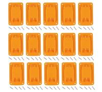 Soporte de herramientas de taladro inalámbrico de 12 V 20 V, diseño de montaje en pared con tornillos para una colocación consistente de herramientas y rápida en espacios de trabajo (15 piezas)