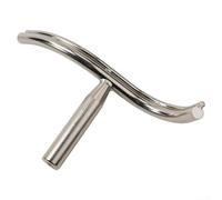 Soporte de herramientas de torneado de madera de 12 pulgadas con forma especial para torno de madera, herramienta curvada de 25 mm para carpintería