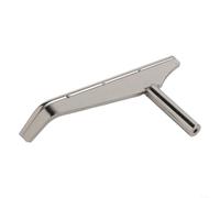 Soporte de herramientas de torno de madera, soporte de herramienta de torneado curvado de 16 mm para operaciones de carpintería suaves, larga vida útil