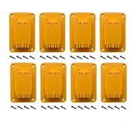 Soporte de herramientas para Dewalt de 12 V 20 V compatible con herramientas de 18 V, incluye tornillos para una instalación segura en taller o garaje (8 piezas)