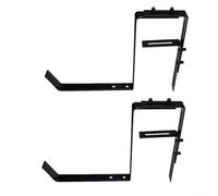 Soporte de hierro ajustable para macetas de balcón, instalación sin perforación, diseñado para sujetar macetas de forma segura y maximizar el espacio vertical del jardín al aire libre (B)