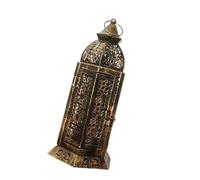 Soporte de hierro antiguo con base segura que garantiza protección para festivales de Oriente Medio, decoración decorativa
