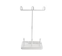 Soporte de Hilo de Bordar,Soporte de Bobina de Hilo de Bordar Soporte de Hilo de Coser de Plástico Soporte de Base de 3 Carretes para Accesorios de Bordado de Máquina de Coser Doméstica