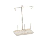 Soporte de Hilo de Bordar,Soporte de Bobina de Hilo de Bordar Soporte de Hilo de Coser de Plástico Soporte de Base de 3 Carretes para Accesorios de Bordado de Máquina de Coser Doméstica