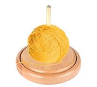Soporte de hilo de tejer | Garnwindler Stand Crochet Tool | Soporte de hilo y alambre de madera clásico, accesorios de artesanía y tejido para hacer -it -selver