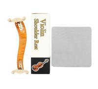 Soporte de hombro para violín con almohadilla suave, estante ajustable para violín muy simplificado, mecanismo de barra de extremo para 4/4 descanso de violín