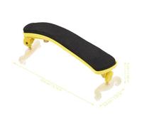 Soporte de hombro para violín Instrumento Musical de goma para violín, reposabrazos para violín 1/4 1/8, soporte rojo para hombros, accesorios para instrumentos (Color : Yellow 1/4 1/8)