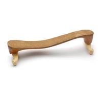 Soporte de hombro para violín Reposabrazos para violín, madera de arce, cuero auténtico, respaldo para hombros para 4/4 3/4