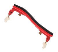 Soporte de hombro para violín, resto de plástico, instrumentos musicales de goma accesorios violín (Color : Red)