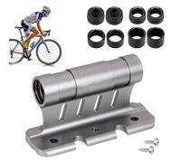 Soporte de horquilla de aluminio para bicicletas | Soporte para plataforma de camiones y galería de techo | Portabicicletas resistente para coche, viajes al aire libre, camping, ATV