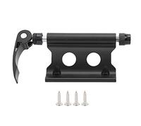Soporte de Horquilla de Bicicleta de liberación rápida, Bloque de Bicicleta, Horquilla Delantera, Clip Fijo, portaequipajes, aleación de Aluminio Duradera para Almacenamiento y (Negro)