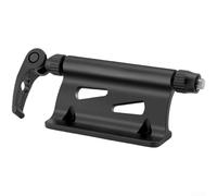 Soporte de horquilla de bicicleta de liberación rápida para coche, SUV, con aleación de aluminio resistente a la corrosión, apto para bicicletas de montaña y carretera, horquillas delanteras (negro)