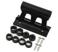 Soporte de horquilla de bicicleta de liberación rápida para horquillas de 100/110 mm de ancho, adecuado para montaje seguro en techos de coche (negro)