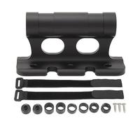 Soporte de horquilla de bicicleta negra con liberación rápida a través del eje, soporte para portaequipajes de techo para bicicletas con horquilla delantera, con bloque de aleación