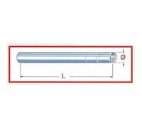 Soporte de horquilla TAROZZI YAMAHA V-MAX, plata