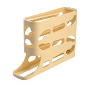 Soporte De Huevos Alimentados Por Gravedad - Soporte Amarillo Crema, De Desplazamiento Automático, Bandeja Deslizante De 2 Niveles | Accesorios Para Hornear En Casa, Expositor De Gabinete