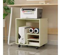 Soporte de impresora Oficina Impresora láser multifunción Copiadora Escáner estante del estante del soporte multifuncional de almacenamiento en rack debajo de la tabla de la CPU Caja de laminación con